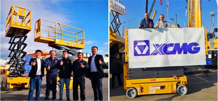 XCMG factory 8m XG0807DCW small electric scissor lift in philippines
